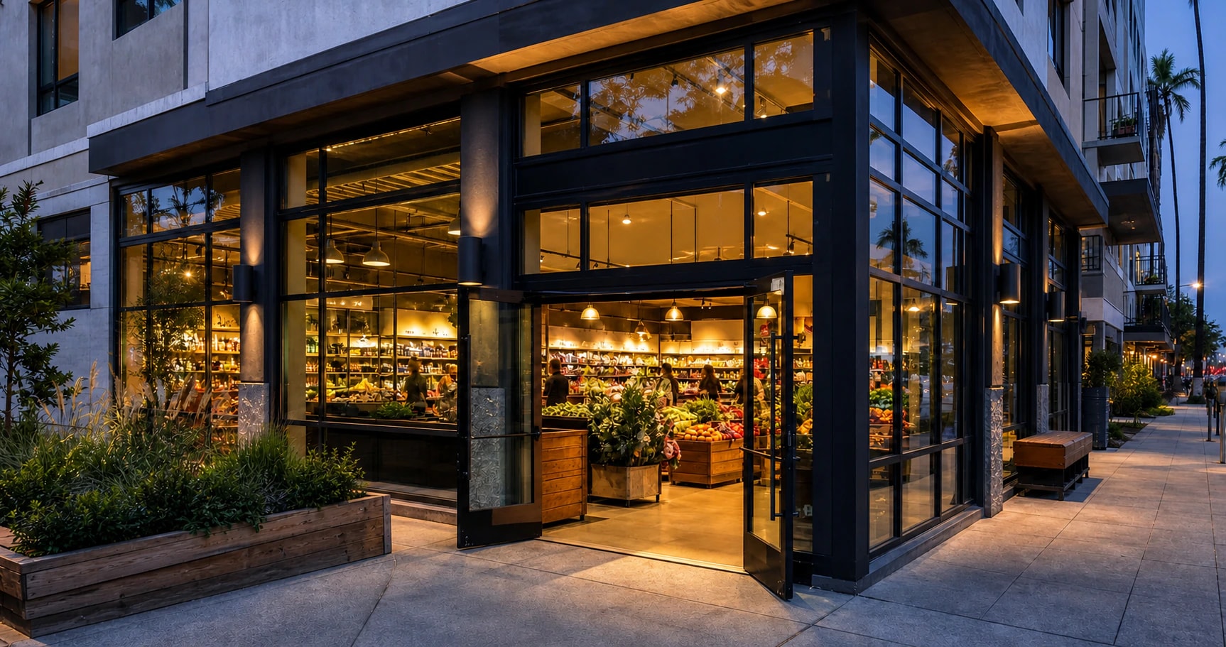 Fictional neighborhood market in Los Angeles